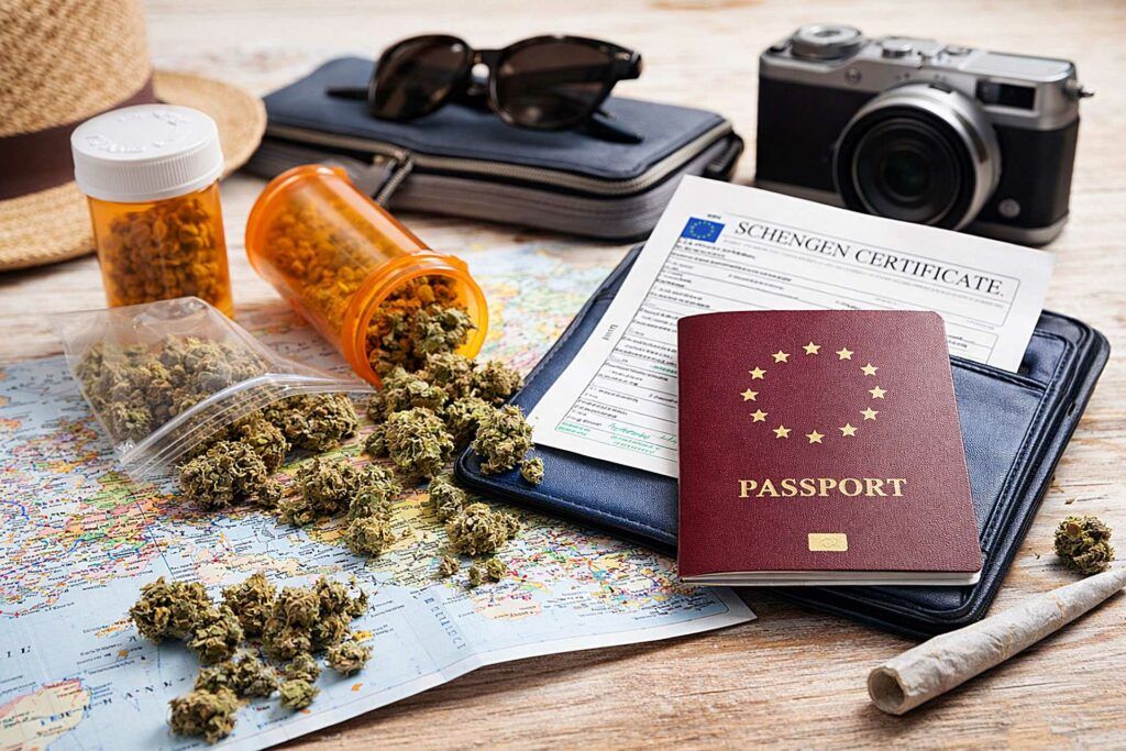 przewóz medycznej marihuany przez granice